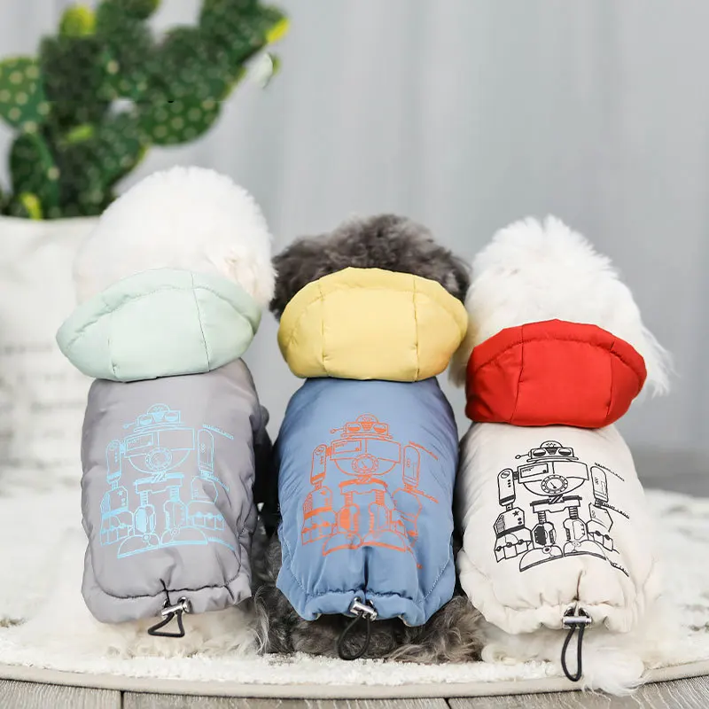 Новая стильная одежда для собак на осень/зиму 2019 утолщенная теплая удобная