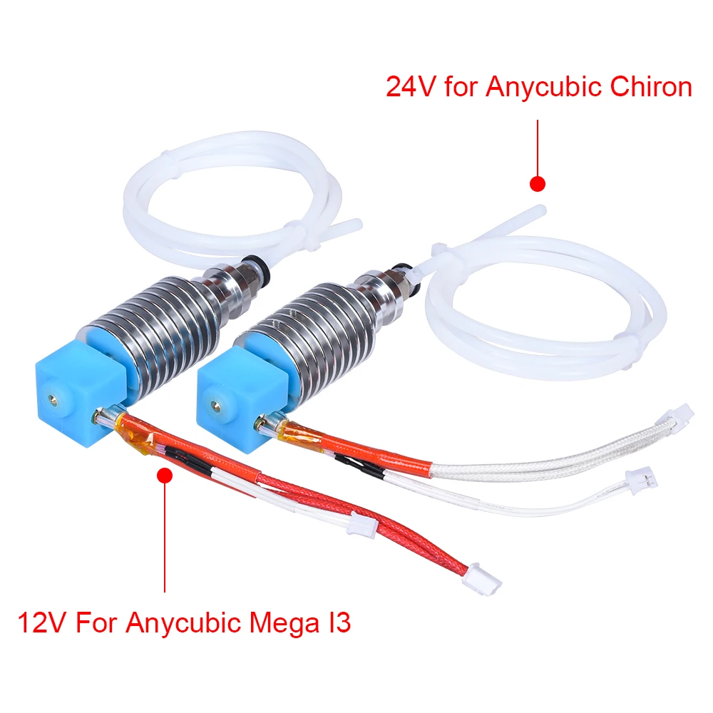 V5 J-head Hotend комплект 3D-принтеры Запчасти I3 мега для 1,75 мм V5 экструдер Bowden в 12/24V для I3 Мега/Chiron 3D-принтеры