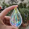 Colorful Crystal Suncatcher Loquat Pendant Chandelier Prism Lamp Parts Hanging Ornaments Home Wedding Party Decor Figurine ► Photo 3/6