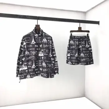 

2020 Spring Summer Sun-proof clothes Women's Paris Letter Embroidery Cotton Black Short Sleeve men T-shirt B83