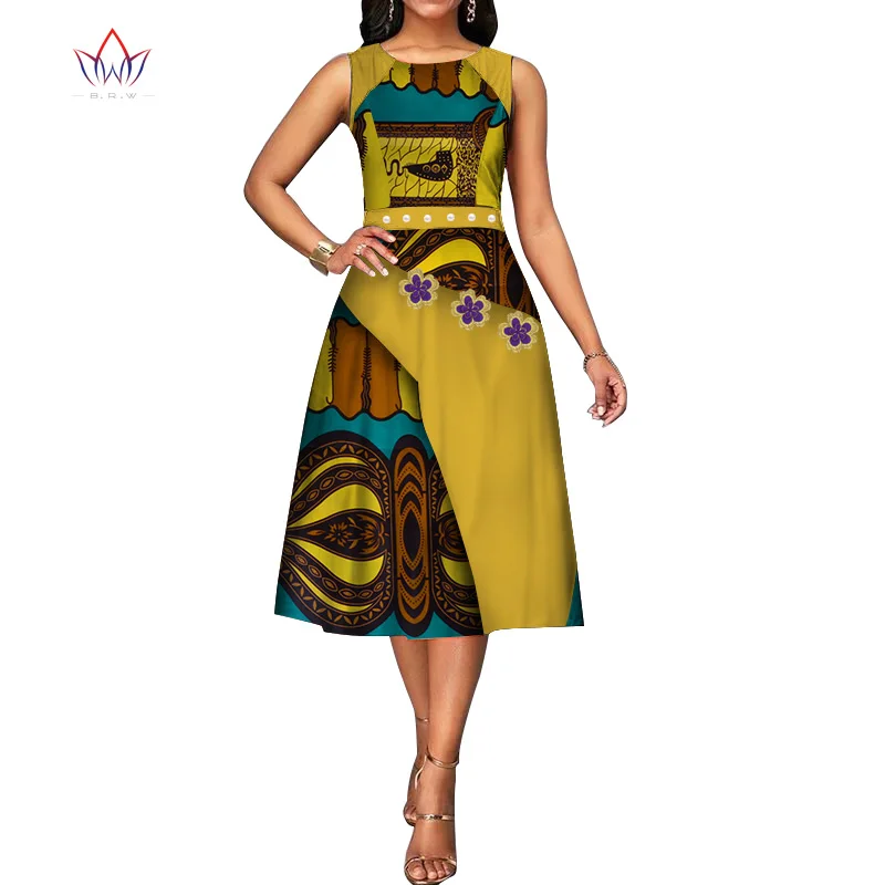 Новая мода осень Африканский воск печати платья Дашики Африканский стиль Женская одежда размера плюс 7xl вечерние платья для леди WY4863