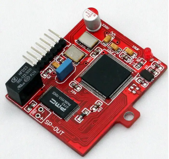 Free shipping 1PCS 7 pin CM6631 USB module CM6631A USB Sub card for TDA1541 AK4399