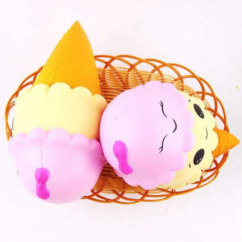 Медленный рост Jumbo Squishies пакет Squishys для девочек и мальчиков Ароматизированная мягкая игрушка Squeeze антистресс подарок(двойной ледяной тон+ вода