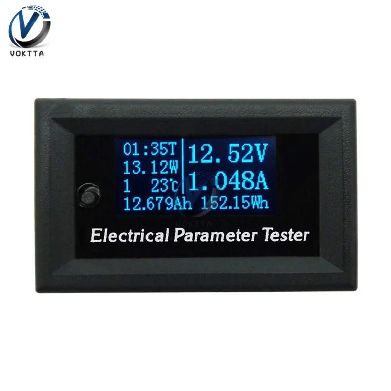 33 в 3A/10A 7в1 OLED Многофункциональный тестер ток времени температура Емкость Вольтметр Амперметр электрический тестер мультиметр