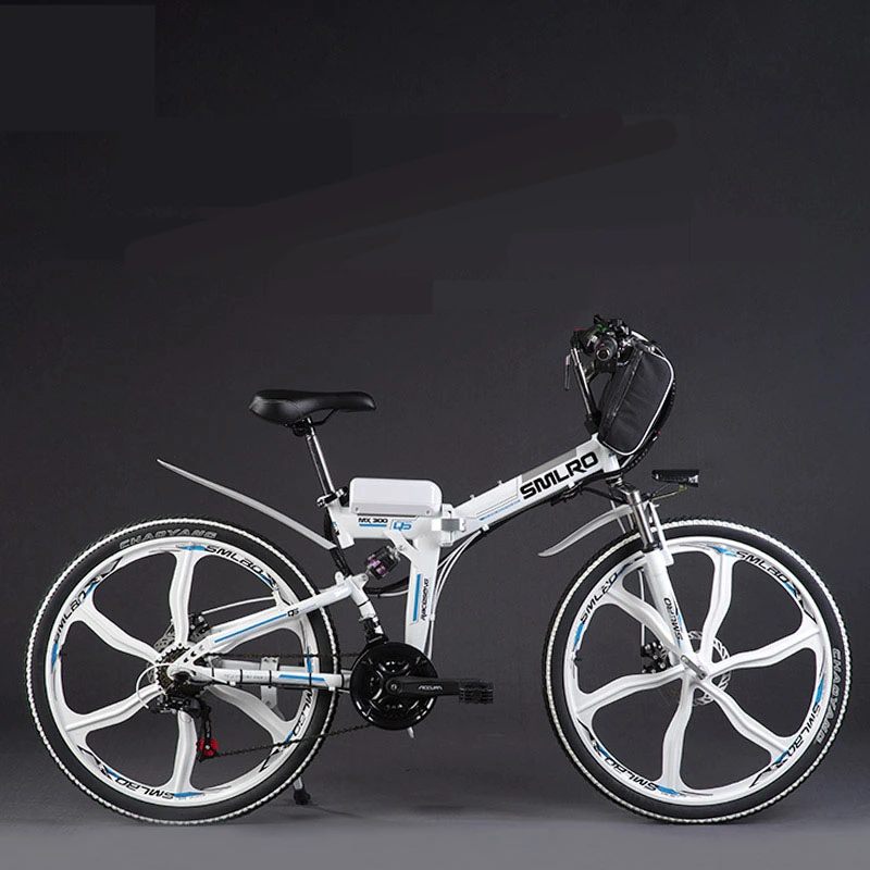 Cheap Original X-Front brand 21 speed 26 inch 20A 48V 500W Lithium Battery Electric folding Mountain Bike downhill Bicycle ebike 4