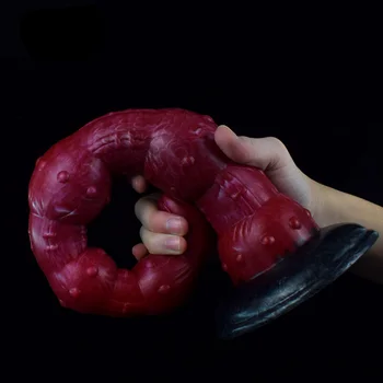 Realistic Unicorn Tentacle Animal Dildo Men's Women's Penis with Suction Cup Big Anal Plug Adult Sex Toys Women's Dildo Toys 4