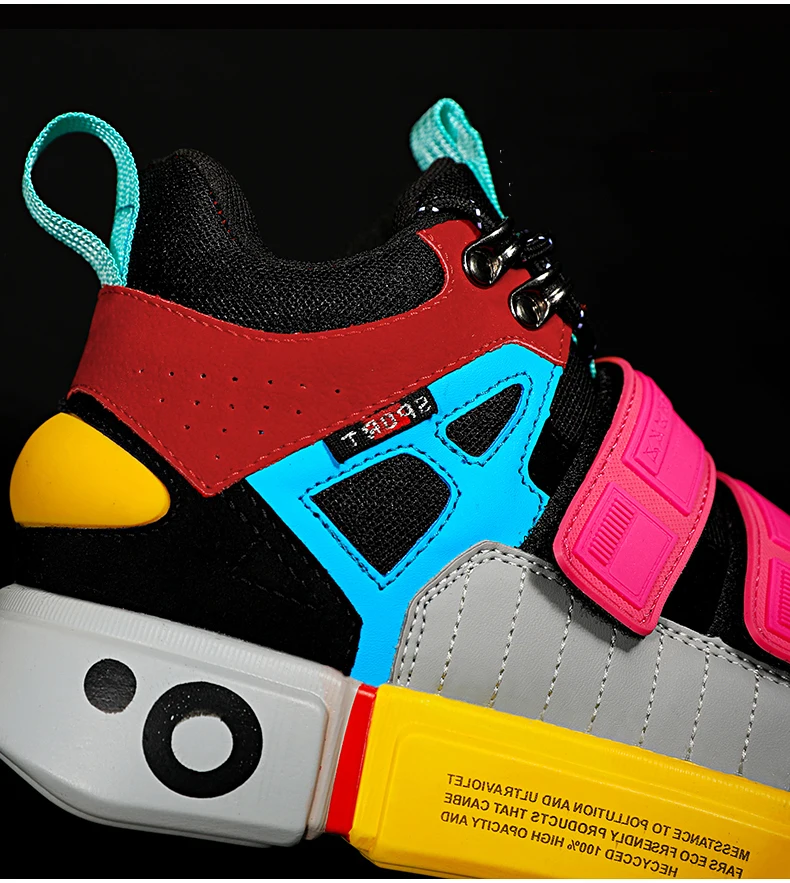 Модная мужская спортивная обувь, обувь для отдыха на высоком каблуке, Баскетбольная обувь для бега на открытом воздухе