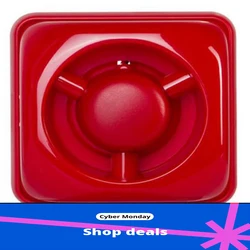 24V DC Waterproof Fire Siren With Strobe Red Police Industrial Alarm