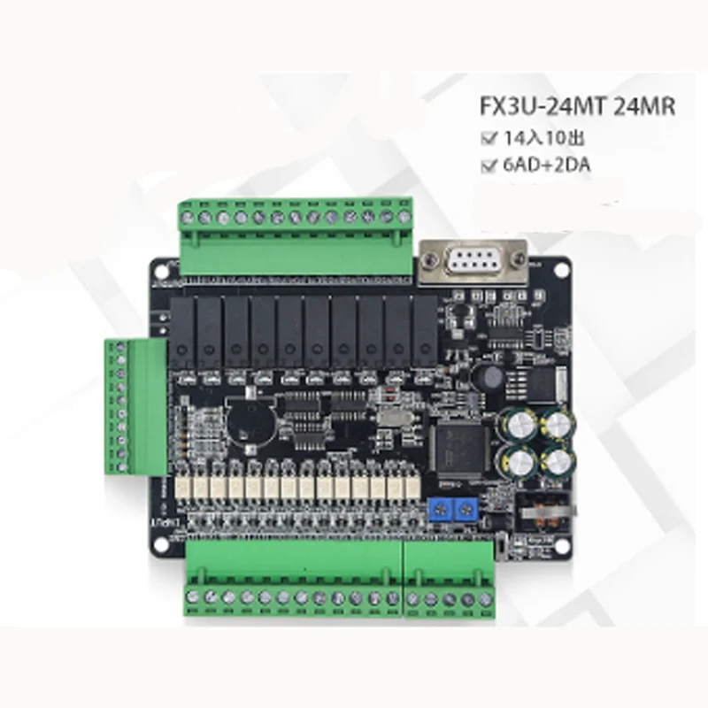 

Domestic PLC industrial control board 6 channels 3K FX3U-24MR FX3U-48MR analog simple multi-axis programmable controller