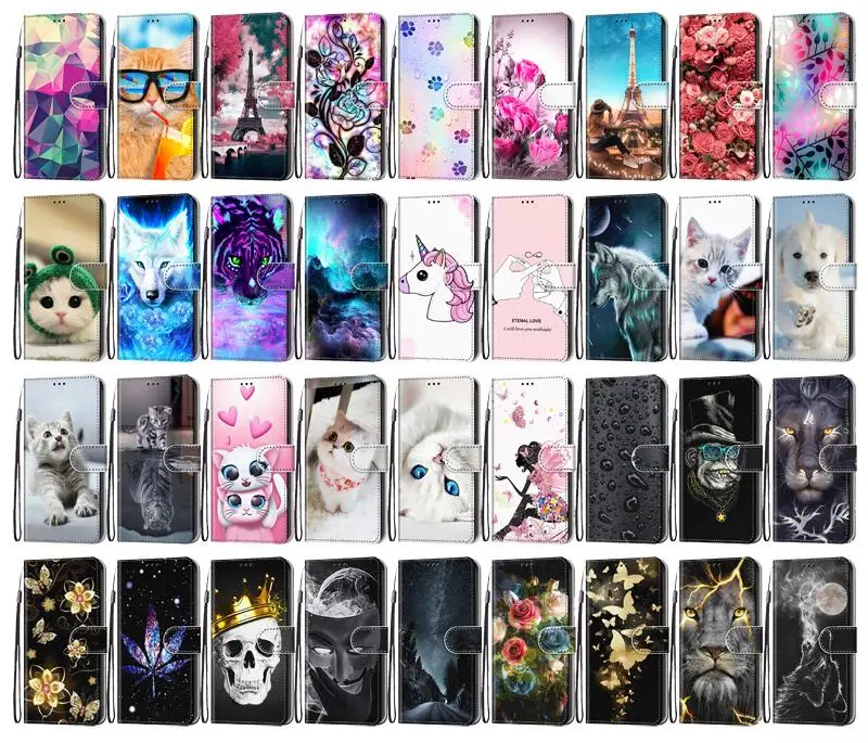 flip phone cover For Xiaomi Redmi 4X 4A 5A Case Cartoon Wallet Leather Flip Magnetic Full Cover for Xiaomi Redmi 5 Plus Phone Cases samsung flip cover