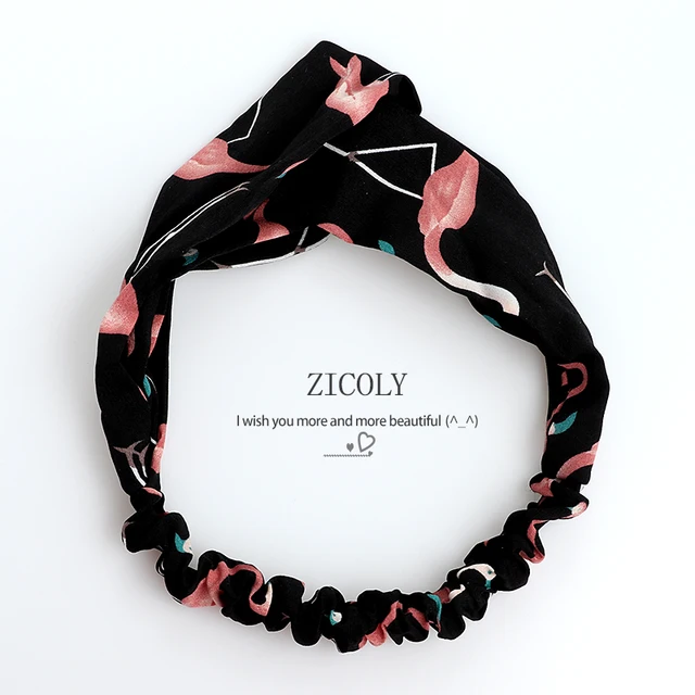 New Women Fashion Hair bands Cross Knot Elastic Hair Band Korean face wash hair band girl small fresh HairBands Hair Accessories style-6