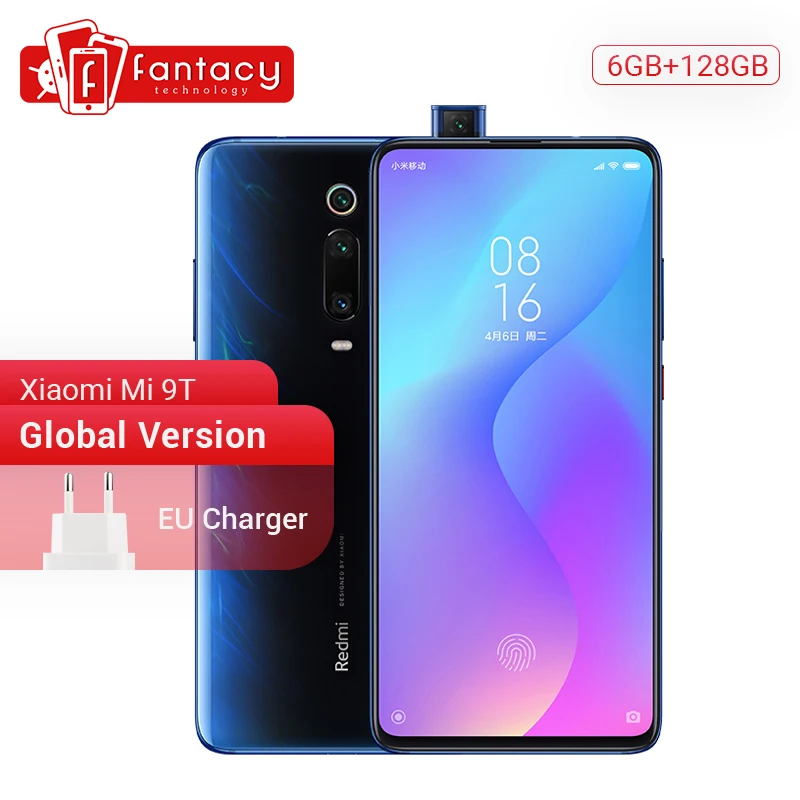 Глобальная версия Xiaomi mi 9 T 9 T красный mi K20 6 GB 128 GB Snapdragon 730 восьмиядерный смартфон 6,39 ''AMOLED дисплей 48MP камеры NFC