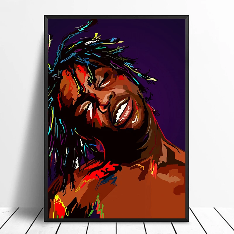 Главный Keef WPAP поп арт хип хоп рэппер музыкальный певец плакат печать настенная