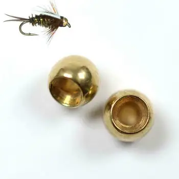 

25pcs Fly Fishing Hook Tungsten Round Beads Nymph Head DIY Gold Silver Black Tungsten Beans Nymph Head Fishing Tackle