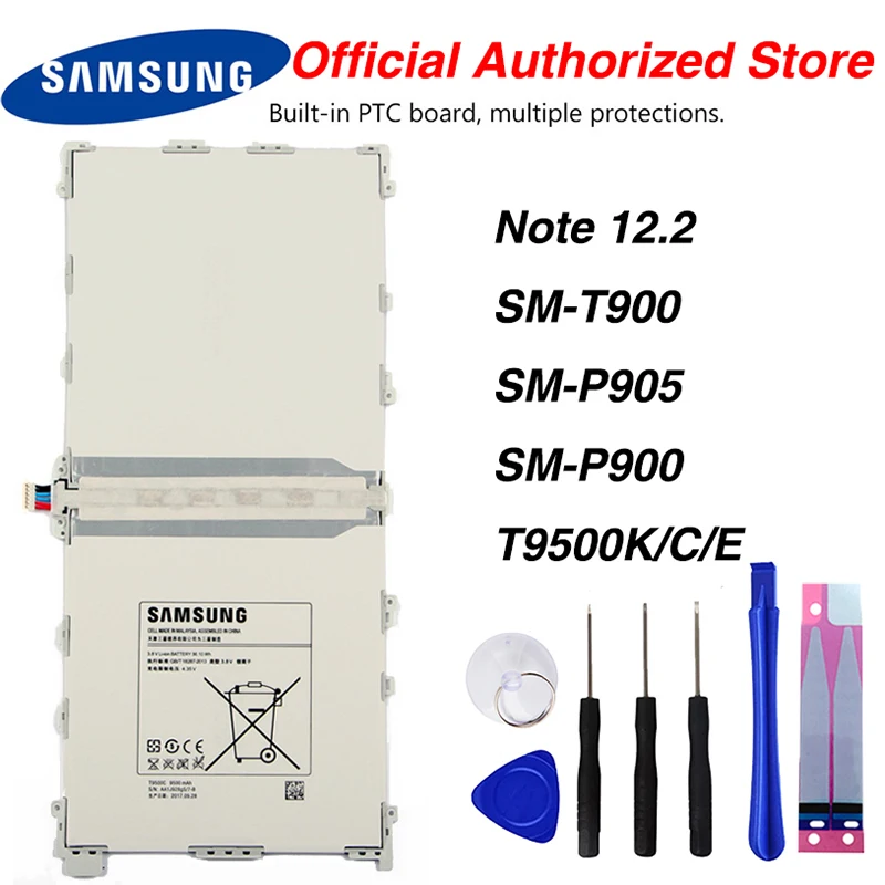 Оригинальный аккумулятор Samsung T9500K для Galaxy Note 12 2 P900 P901 P905 Φ T9500C T9500E 9500 мАч |