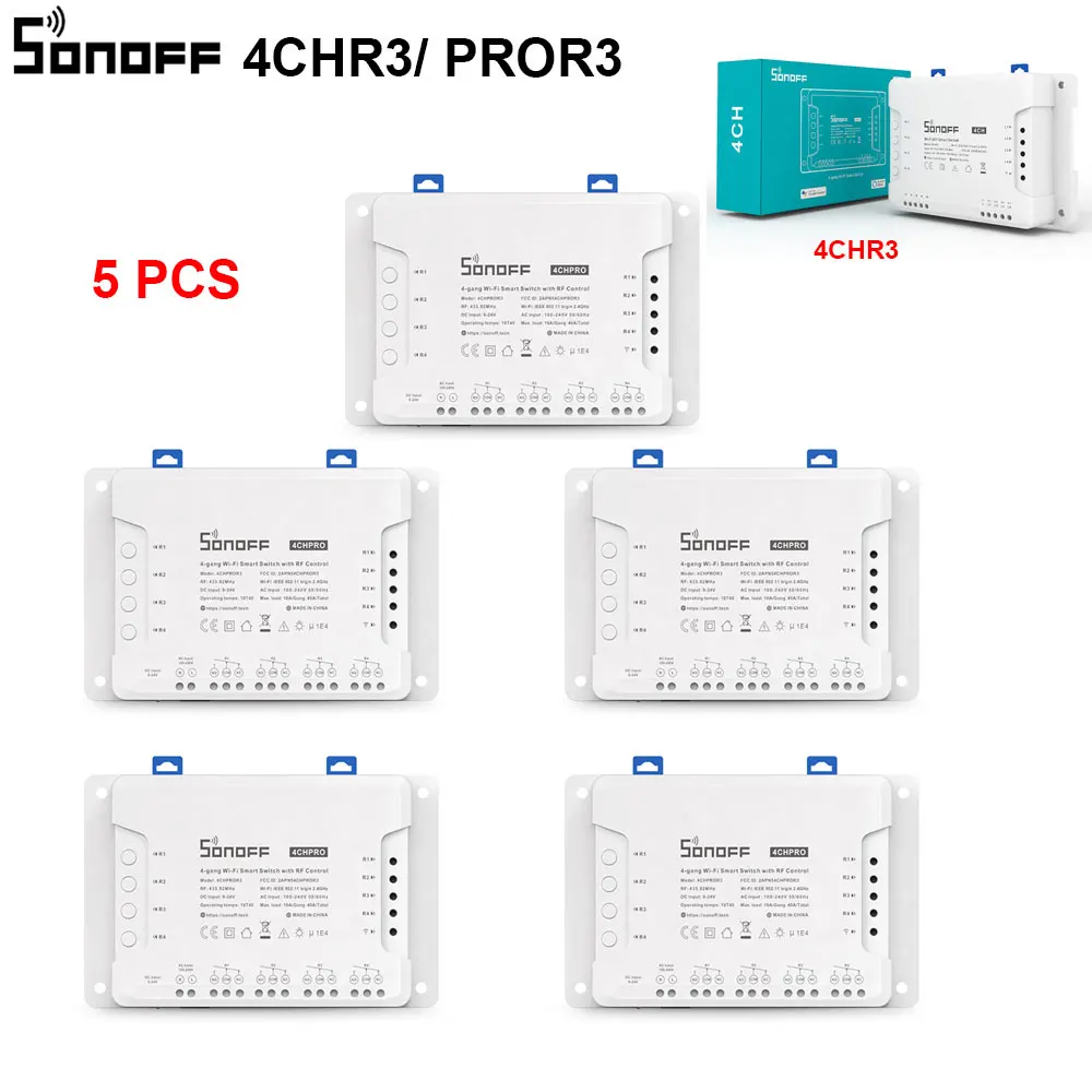 Smart Switch 1/5 PCS Itead SONOFF Wifi Smart Switch Module