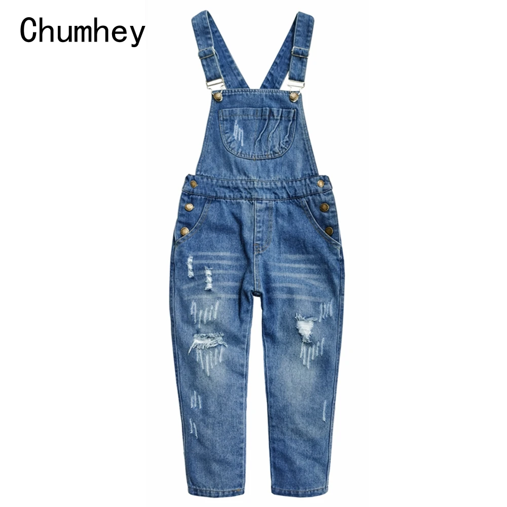 Джинсовые брюки Chumhey высококачественные детские комбинезоны весенние для