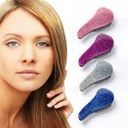 Brosse à cheveux Anti démêlante pour la douche, peigne de Massage magique et antistatique, outil de coiffage, méridien du cuir chevelu, 5 couleurs 