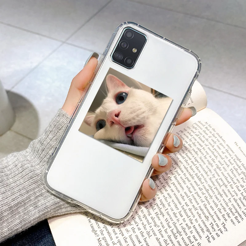 For Samsung Galaxy A51 Case Silicone Clear Funda On Samsung A51 4G 5G Protective Case Soft Coque Galaxy A 51 Shockproof Bumper samsung cases cute Cases For Samsung