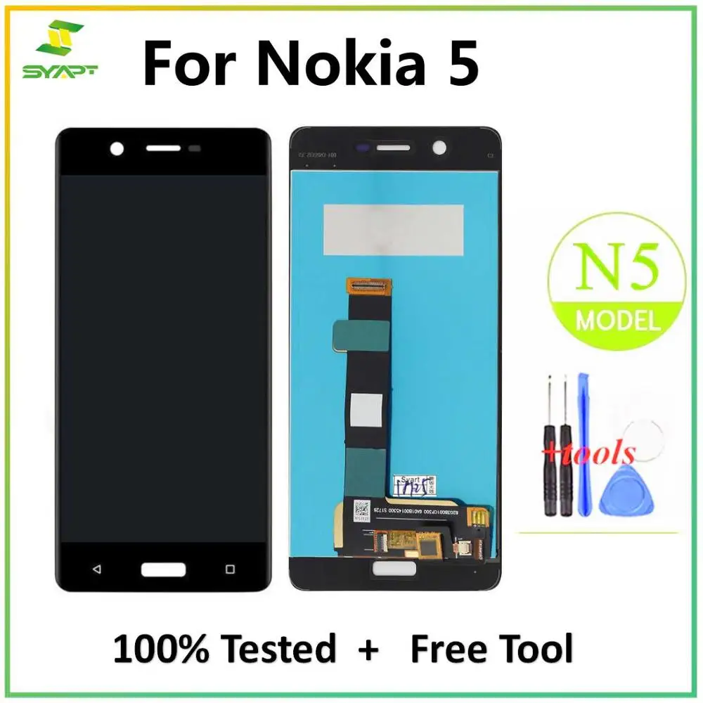Для Nokia 5 N5 ЖК дисплей сенсорный экран дигитайзер сборка Замена для Nokia5 TA 1008 1030 1053