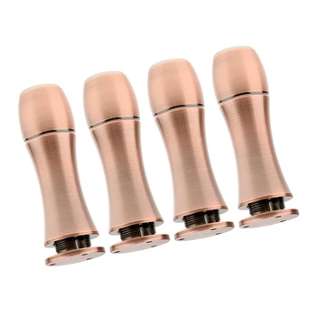 

4x Universal Sofa Legs Furniture Chair Table Desk Feet Round Aluminum Alloy