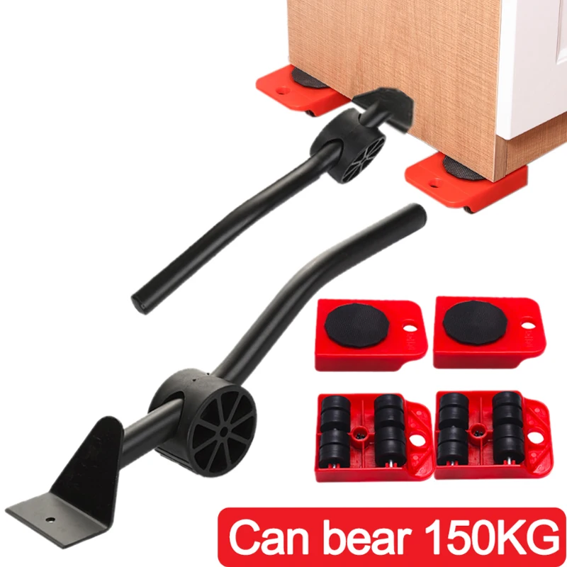 5PCS/Set Professional Furniture Transport Lifter Tool Set Furniture
