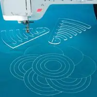 Нескользящие клеящиеся кольца для линейки для пэчворка DIY