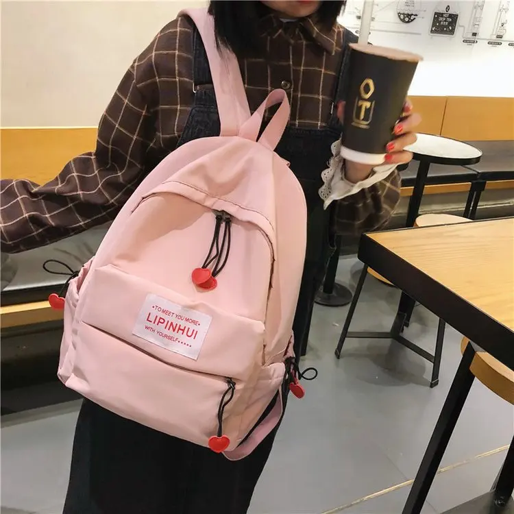 

Vintage Sense GIRL'S School Bag Women's Korean-style Harajuku Ulzzang College Student MORI Series Versatile High School Backpack