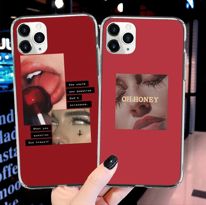 Прозрачный силиконовый чехол в стиле ретро для iPhone 11pro Max SE2020 6 6S 7 8Plus MAX XR XS X10