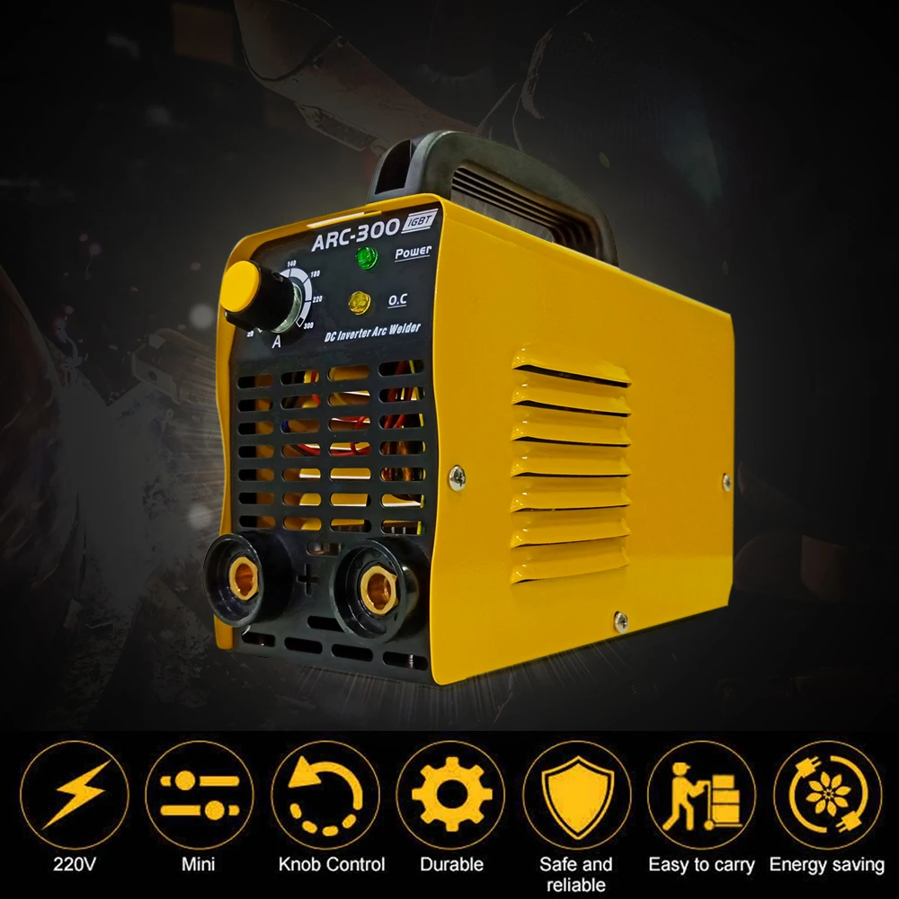 

ZX7-200 Mini Welder Inverter Portable Electric Welding Machine Set with Storage Case for Welding Working and Electric Working