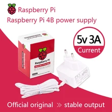 Raspberry Pi 15,3 Вт USB-C источник питания официальный и рекомендуемый USB-C источник питания для Raspberry Pi 4