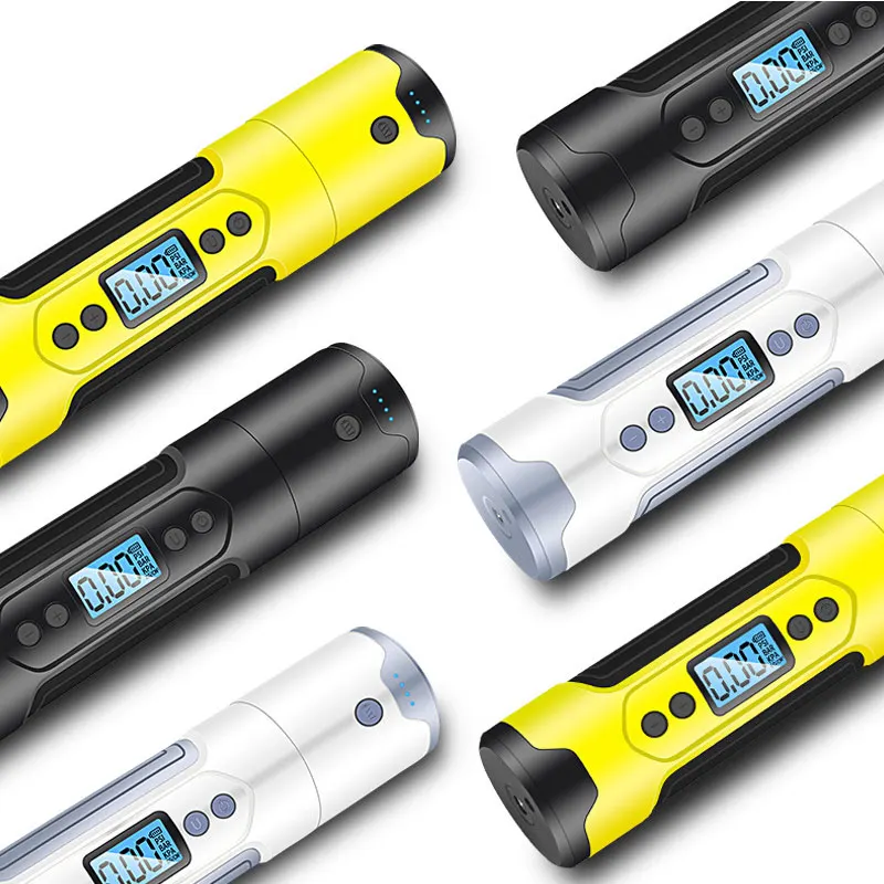 

Portable Air Compressor Mini Inflator Handheld Air Pump 150PSI LCD Display LED Light _WK
