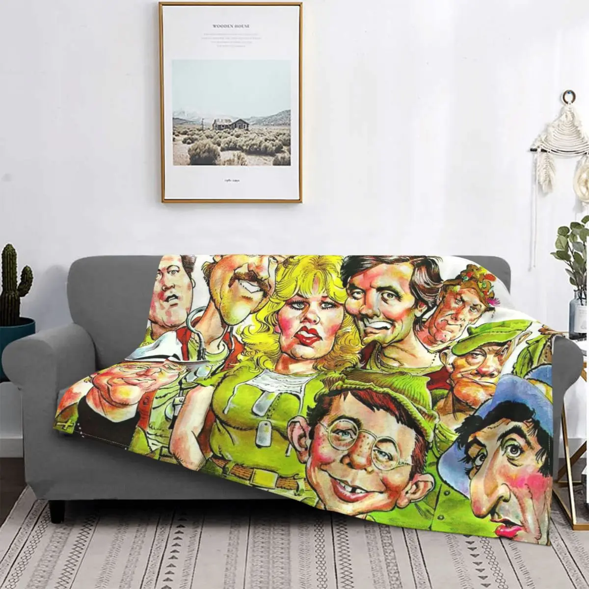 Mad Sadic Humor Funny Mash Blankets Fleece Textile Decor Tv Show Thin Throw Blanket for Home Bedroom Bedding Throws | Дом и сад