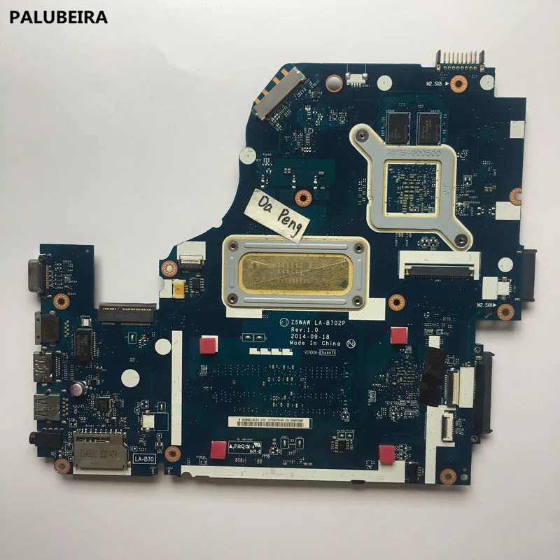 

PALUBEIRA For Acer A5WAH LA-B702P E5-572G NBMQ011001 motherboard LA-B702P with GT840M/940M original mainboard 100% fully tested
