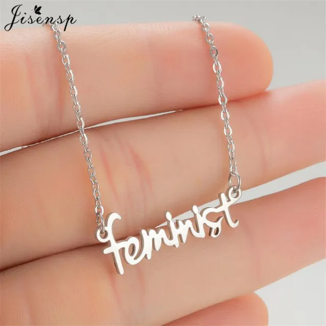 Stainless Steel Letter Feminist 