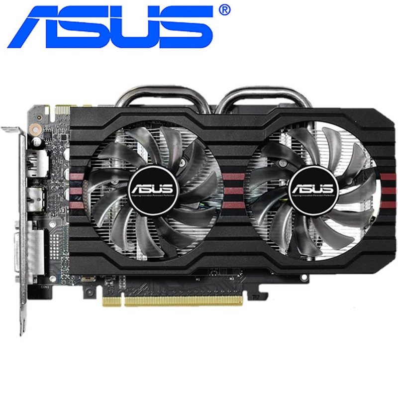 best graphics card for gaming pc ASUS Graphics Card GTX 760 2GB 256Bit GDDR5 Video Cards for nVIDIA VGA Cards Geforce GTX760 stronger than GTX 750 TI GTX650 Used gpu pc