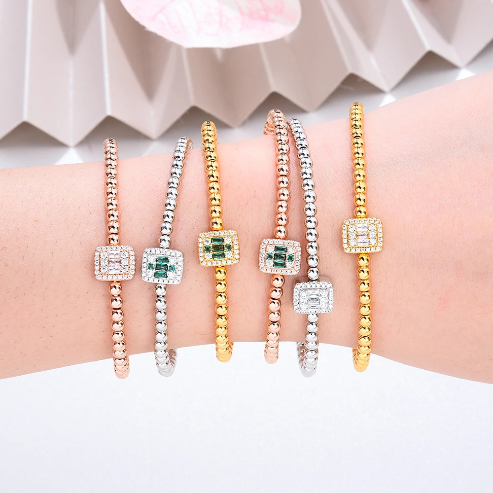 Siscathy New Fashion Simplicity Geometry Square Cuff Bracelet Open Bangle Party Jewelry For Women Bracelets On Hand Jewelry Gift