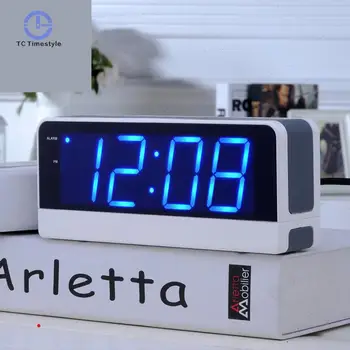 

Smart Alarm Clock Mute Luminous Led Digital Electronic Big Screen Student Children Snooze Clocks