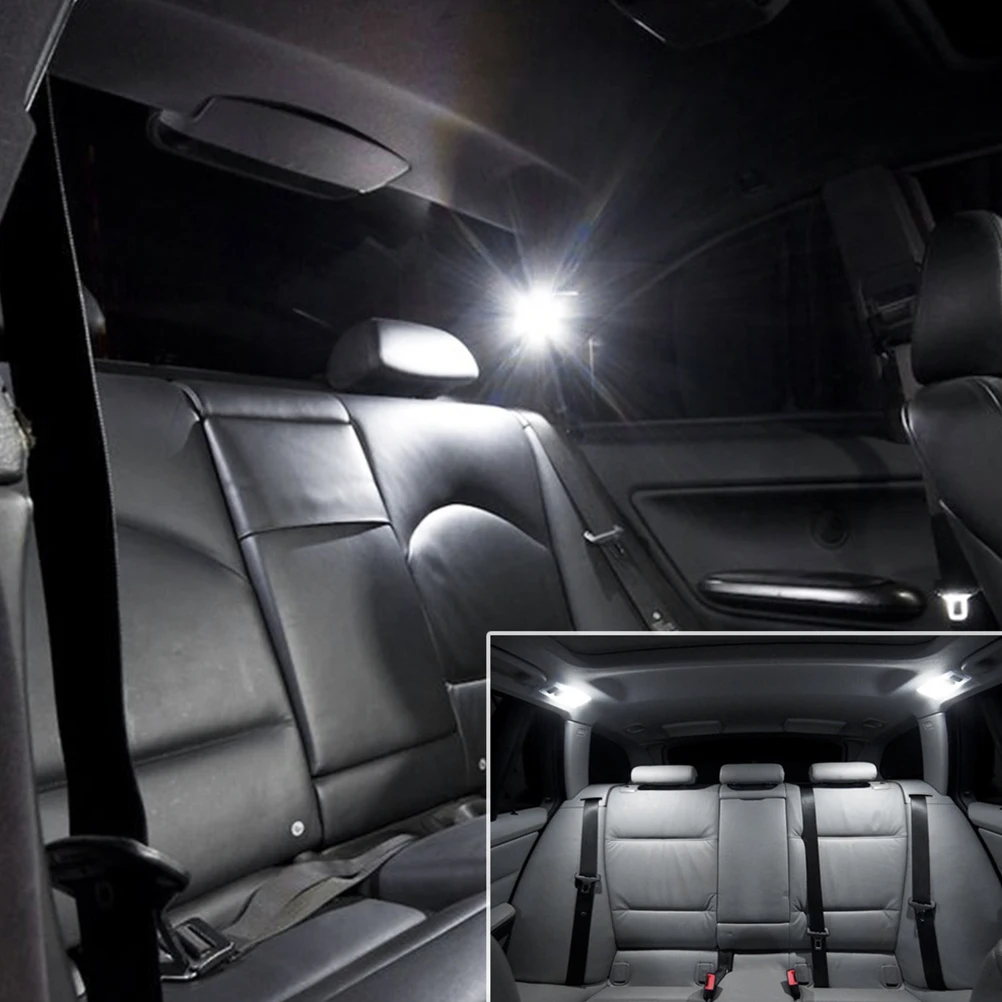 12 шт. белые светодиодные с CANBUS салона комплект ламп для Toyota Rav4 RAV-4 2005- светодиодный внутренний светильник