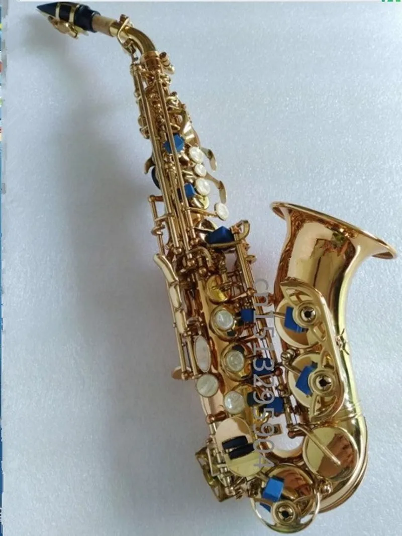 Изогнутый саксофон BB Tone Bell изогнутый сопрано саксофон для детей музыкальный инструмент