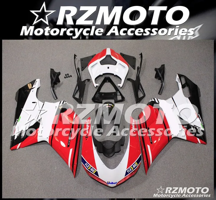 Мотоциклетный обтекатель abs подходит для DUCATI 848 1098 2007-2012 корпусные детали прессформы Магазин № 0385