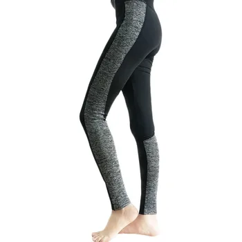 

s-xl Patchwork color Women Fitness Training Pants Leggings Pants legins Elasticity large black Grey leggings