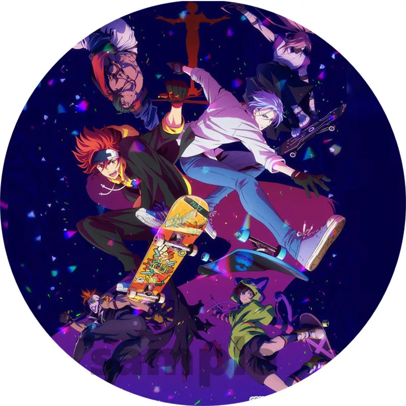 Anime SK8 The Infinity Cosplay Badge Miya RekI Snow Cherry Blossom Brooch Pin Accessories For Clothes Backpack Decoration gift