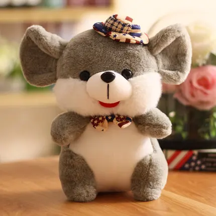 style 2 Candice guo плюшевая игрушка кукла мультфильм животное Зодиак китайский год Мышь Крыса платье шляпа ребенок перед сном история друг 1 шт - Цвет: style 2