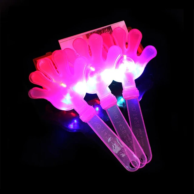Lampe de poche LED colorée, claquette lumineuse pour les mains, les paumes  fluorescentes, Flash, jouets lumineux pour enfants - AliExpress
