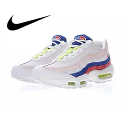 Оригинальный Nike Оригинальные кроссовки Air Max вельвет 95 мужские кроссовки Открытый тенденция спортивные туфли Спортивная Дизайнерская