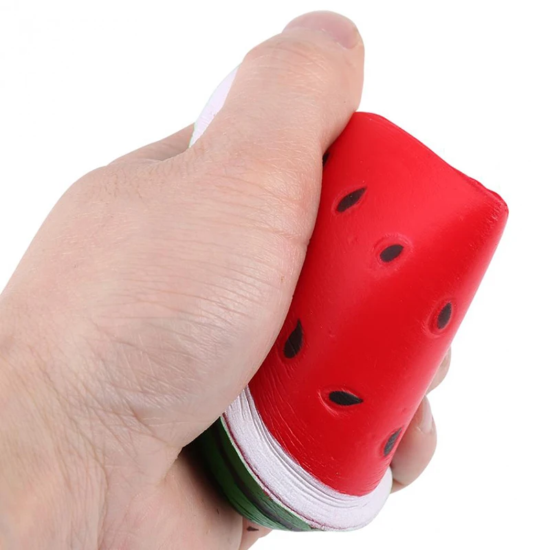 Jumbo Kawaii Big  Watermelon Squishy Simulated Fruit Slow Rising Bread Scented Squeeze Toy Stress Relief for Kid Xmas Gift