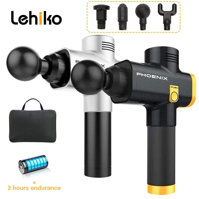 

Phoenix A2 Muscle Massage Gun Deep Tissue Massager Therapy Gun Exercising Muscle Pain Relief Body Shaping