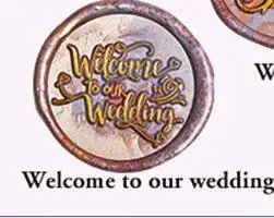 welcome wedding Слова благословения сургучная печать с металлическим наконечником с фактурой без ручки, для скрапбукинга, для воска медь штамп, Лига DIY подарок Древняя печать штамп высокое качество - Цвет: welcome wedding