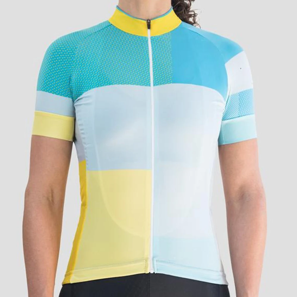 Women Short Sleeve Cycling Jersey Summer MTB Road Bike Wear Clothing Breathale Bicycle Tops Racing Sportwear Ropa Ciclismo Shirt